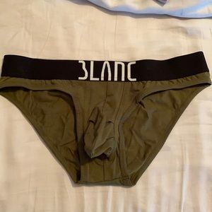 Blanc Menswear Khaki Enhancing Brief